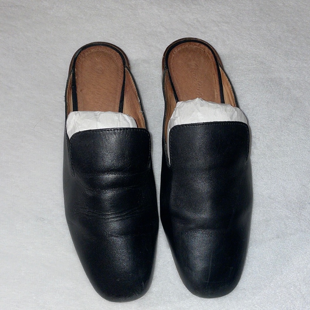 madewell leather loafers